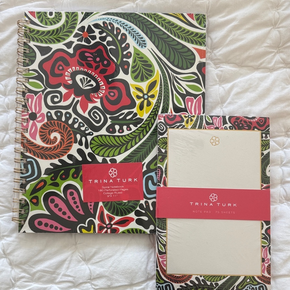 Trina Turk Notebook and Note Pad
